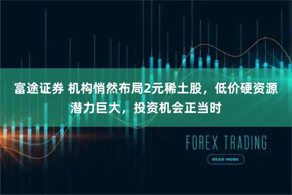 富途证券 机构悄然布局2元稀土股，低价硬资源潜力巨大，投资机会正当时